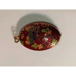 Vintage Cloisonne Enamel Pendant